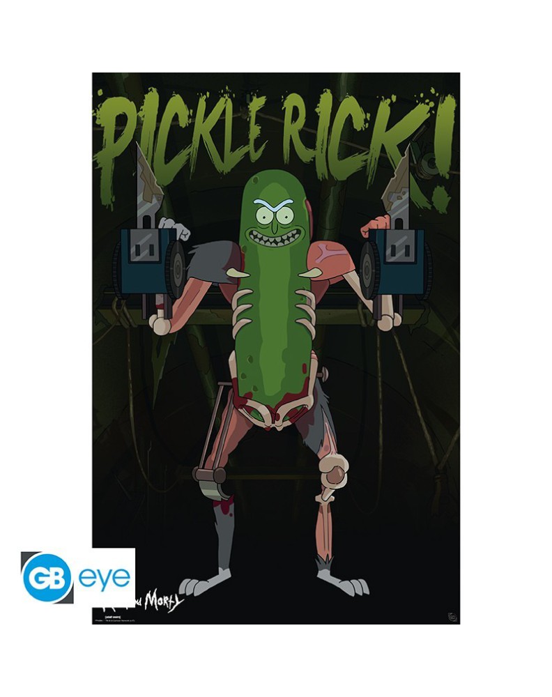 RICK Y MORTY - PÓSTER "PICKLE RICK" (91.5X61)