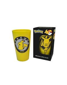 POKEMON - LARGE GLASS - 400ML - PIKACHU - BOX