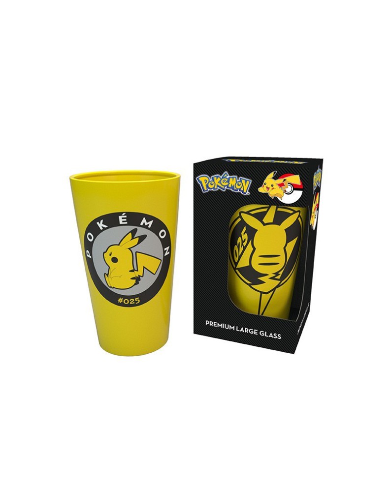 POKEMON - LARGE GLASS - 400ML - PIKACHU - BOX