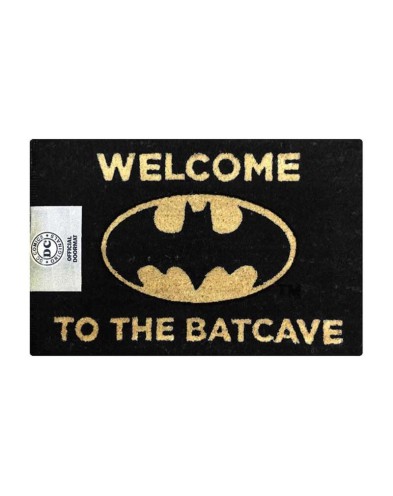 FELPUDO DC COMICS BATMAN WELCOME TO THE BAT CAVE