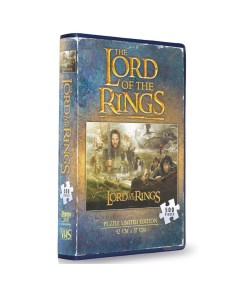 PUZZLE 500 PIECES VHS LORD OF THE RINGS LIMITED EDITION.