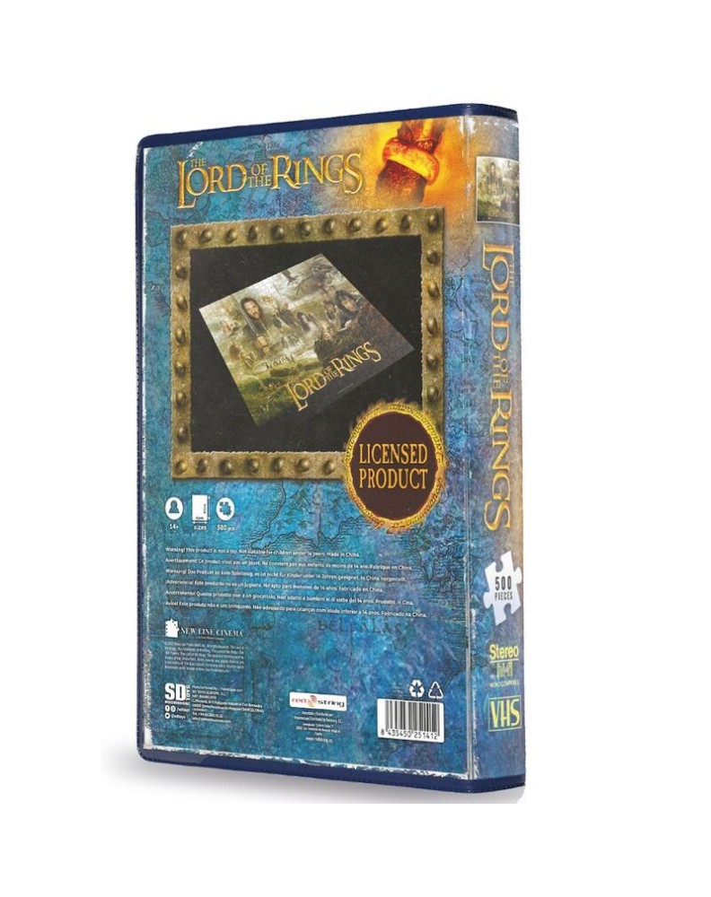 PUZZLE 500 PIEZAS VHS SEÑOR DE LOS ANILLOS EDICIÓN LIMITADA. Vista 2
