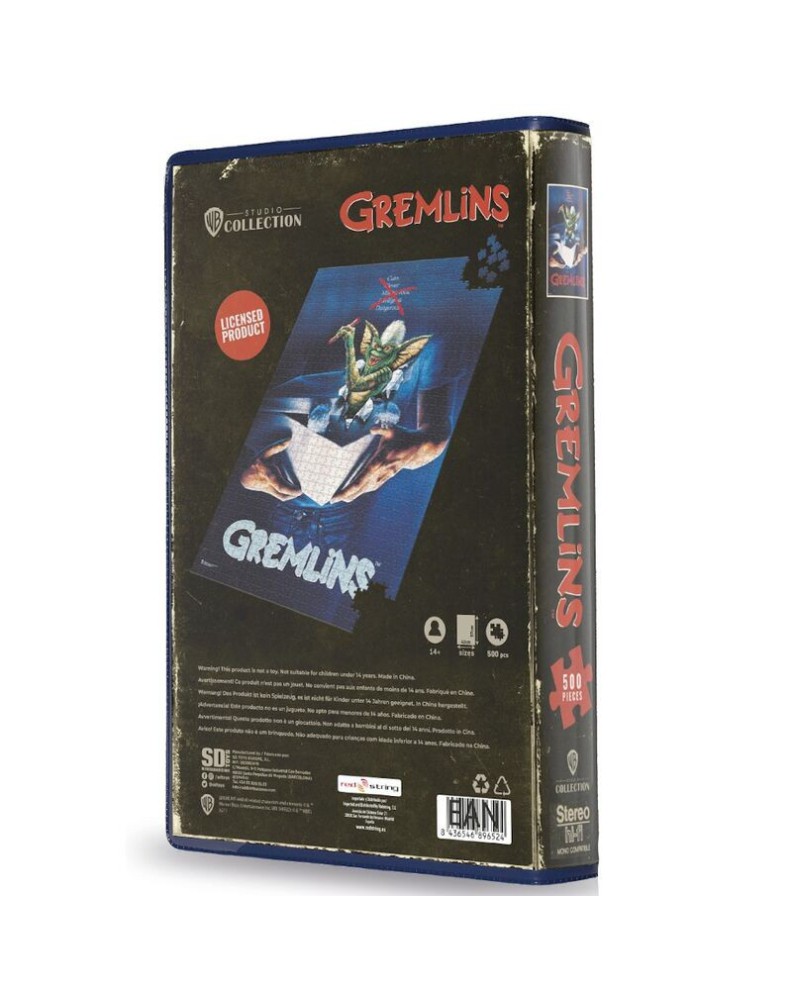 PUZZLE 500 PIECES VHS GREMLINS LIMITED EDITION Vista 2