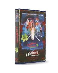 PUZZLE 500 PIECES VHS NIGHTMARE ELM STREET LIMITED EDITION.