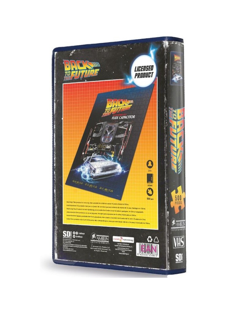 PUZZLE 500 PIECES VHS BACK TO THE FUTURE LIMITED EDITION. Vista 2