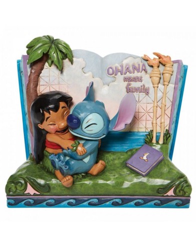 DECORATIVE FIGURE LILO & STITCH OHANA BOOK Vista 2