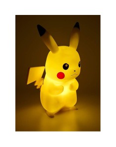 PIKACHU DURMIENDO EN POKEBALL RELOJ DESPERTADOR LAMPARA LED POKEMON