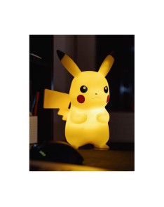 PIKACHU LAMPARA LED 25 CM + CONTROL REMOTO POKEMON Vista 4