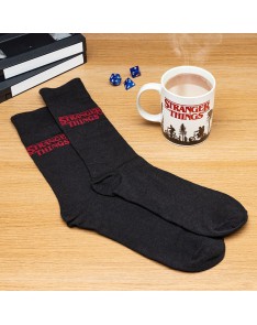 SET TAZA Y CALCETINES PALADONE STRANGER THINGS LOGO