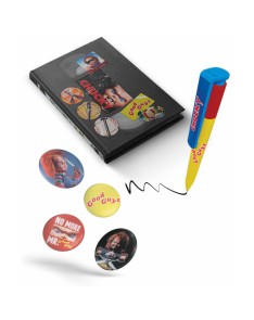 CHUCKY SET PAPELERIA VHS (LIBRETA, CHAPAS Y BOLIGRAFO) CHUCKY Vista 3