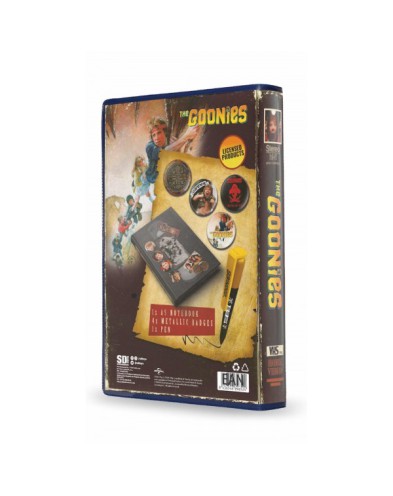 THE GOONIES SET PAPELERIA VHS (LIBRETA, CHAPAS Y BOLIGRAFO) THE GOO ... Vista 2