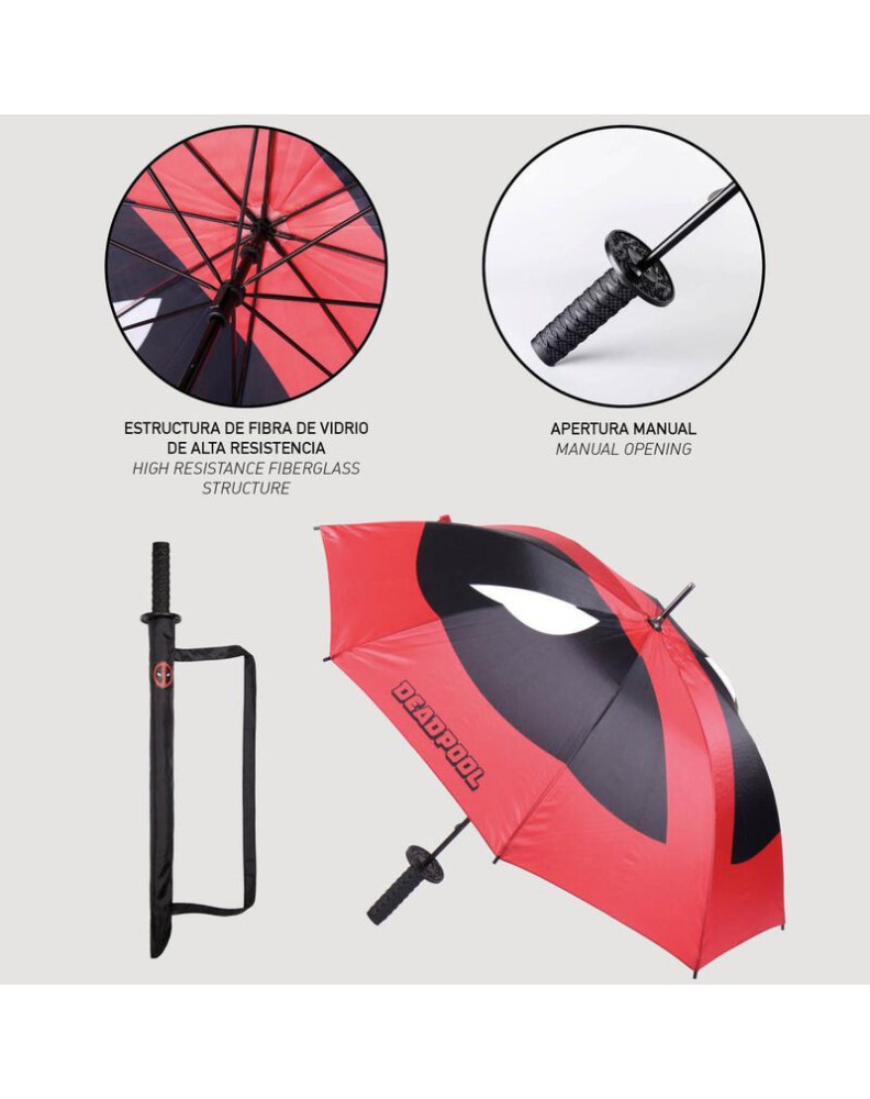 ADULT MANUAL UMBRELLA DEADPOOL View 4