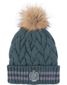 GORRO TRICOT POMPOM HARRY POTTER SLYTHERIN