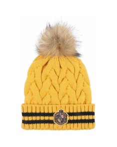 GORRO TRICOT POMPOM HARRY POTTER HUFFLEPUFF