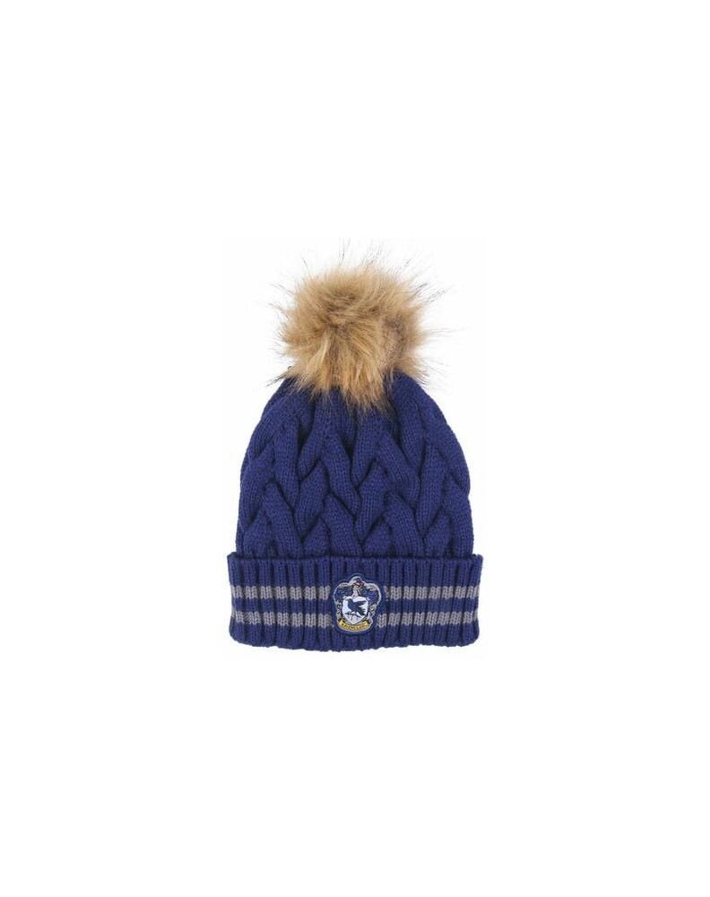 GORRO TRICOT POMPOM HARRY POTTER RAVENCLAW