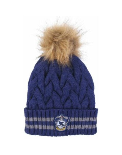 GORRO TRICOT POMPOM HARRY POTTER RAVENCLAW