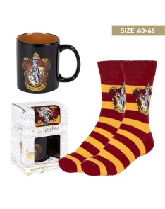 SET REGALO TAZA Y CALCETÍN HARRY POTTER GRYFFINDOR