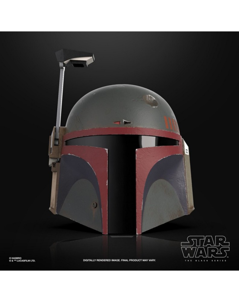 ELECTRONIC REPLICA BOBA FETT REINFORCED HELMET 1:1 - HASBRO - THE BLACK SERIES  Vista 2