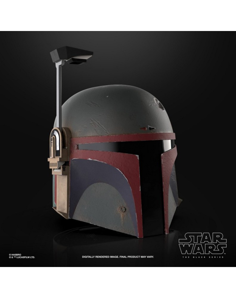 RÉPLICA ELECTRÓNICA CASCO REFORZADO BOBA FETT 1:1 - HASBRO - THE BLACK SERIES Vista 3