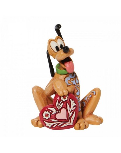 CLASSIC DISNEY PLUTO DECORATIVE FIGURE LOVES MINNIE Vista 2