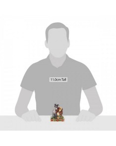 FIGURA DECORATIVA LA DAMA Y EL VAGABUNDO ENMORADOS