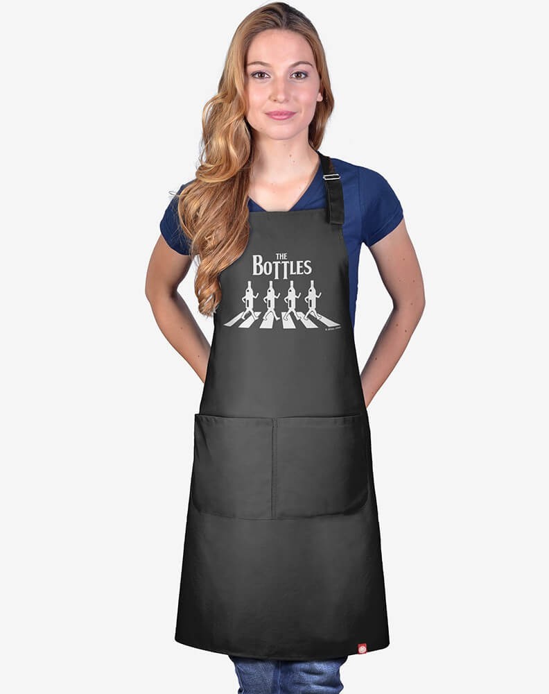 Bottles Kitchen apron