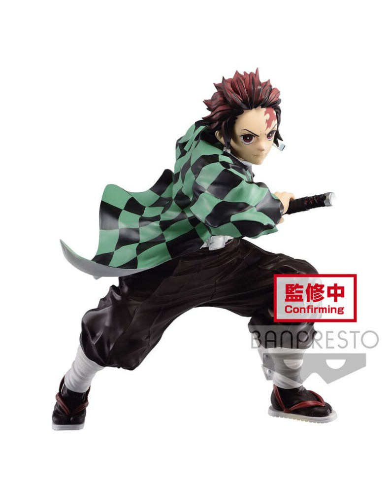 FIGURA TANJIRO KAMADO 1 DEMON SLAYER KIMETSU NO YAIBA MAXIMATIC 18CM Vista 3