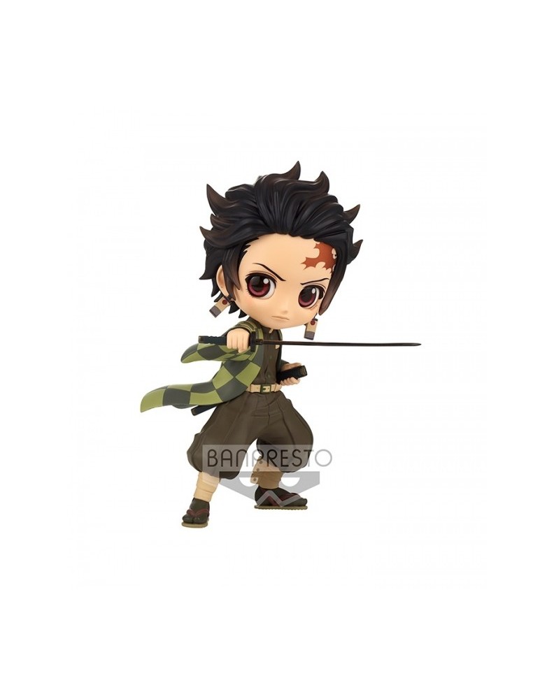 FIGURA BANPRESTO DEMON SLAYER: KIMETSU NO YAIBA Q POSKET TANJIRO KAMADO 14 CM