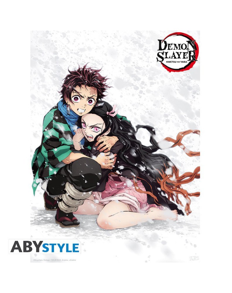 DEMON SLAYER - POSTER "TANJIRO & NEZUKO SNOW" (52X38)