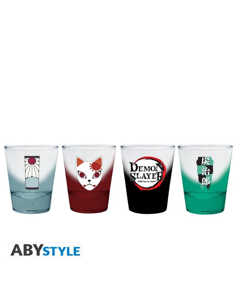 DEMON SLAYER VASOS DE CHUPITO SIMBOLOS