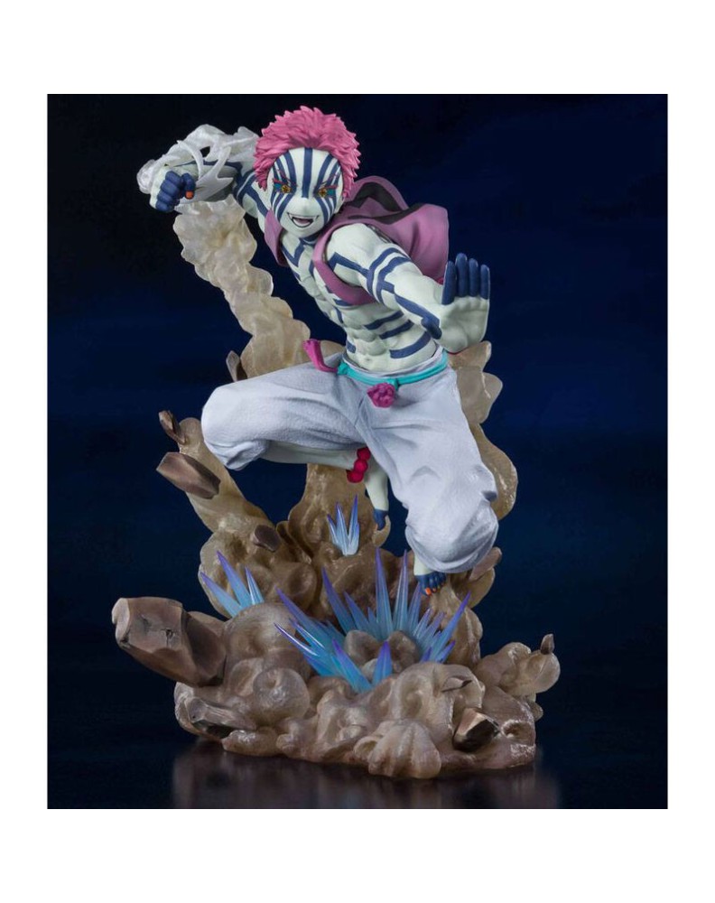 FIGURA TAMASHII NATIONS FIGUARTS ZERO DEMON SLAYER AKAZA UPPER THREE KIMETSU NO  Vista 3