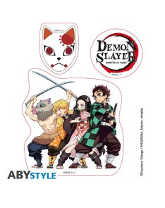 DEMON SLAYER - STICKERS - 16X11CM/ 2 SHEETS - SLAYERS Vista 2