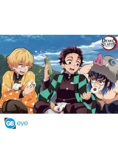 DEMON SLAYER - POSTER "TANJIRO, ZENITSU, INOSUKE" (91.5X61)