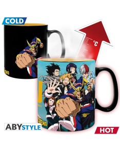 TAZA TERMICA MY HERO ACADEMIA -GRUPO- 460 ML