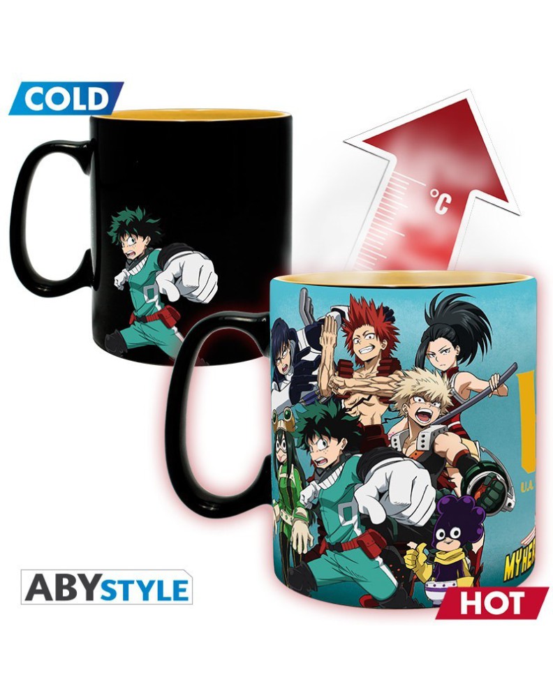 TAZA TERMICA MY HERO ACADEMIA -GRUPO- 460 ML Vista 2