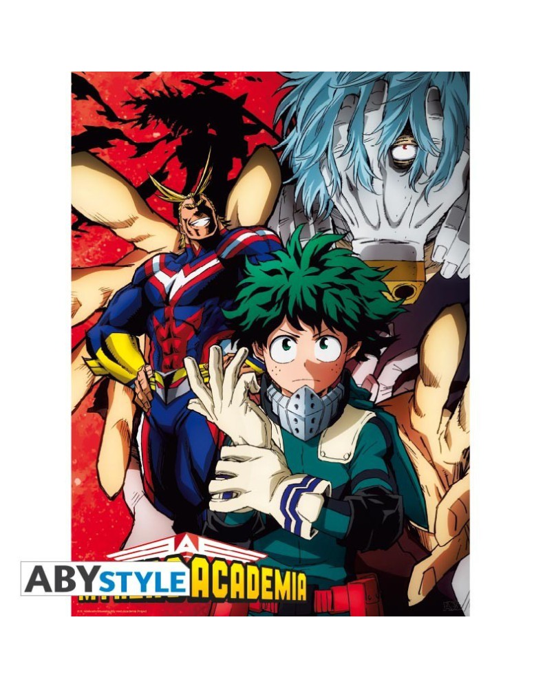 SET 2 POSTERS MY HERO ACADEMIA - ARTWORKS (52X38) Vista 3