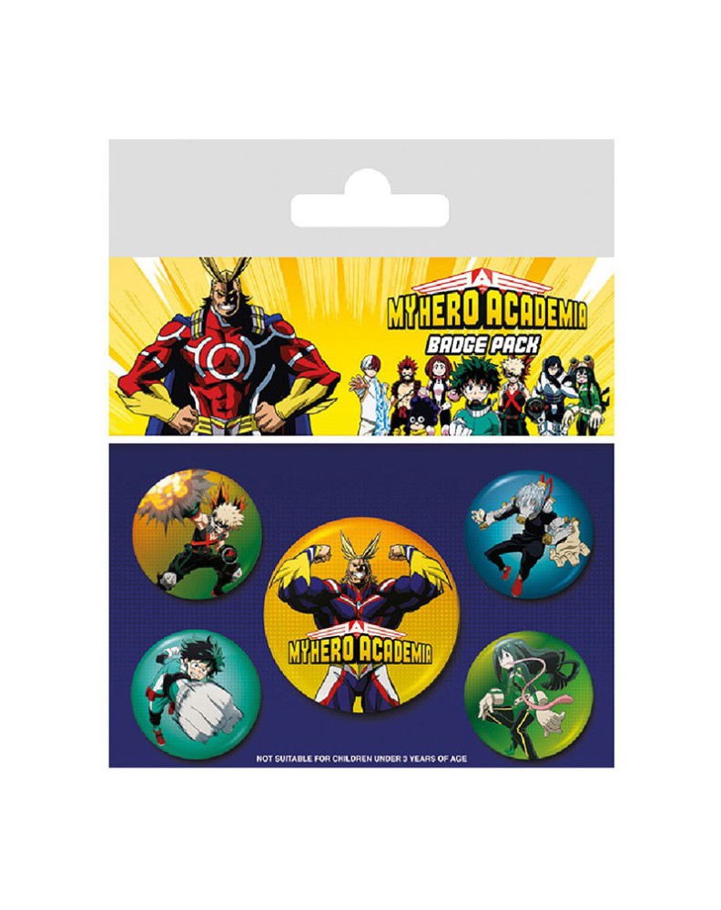 My Hero Academia Characters Badge Pack