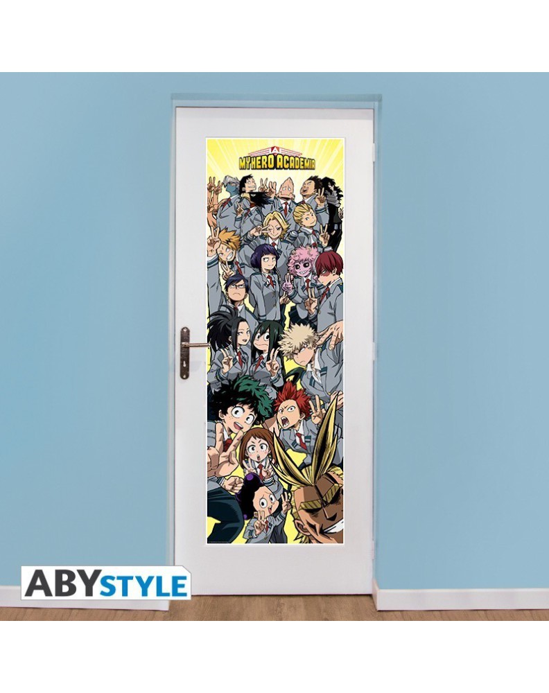 POSTER MY HERO ACADEMIA - DOOR POSTER - CLASSROOM (53X158) Vista 2