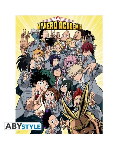 POSTER MY HERO ACADEMIA CLASSE (52X38)