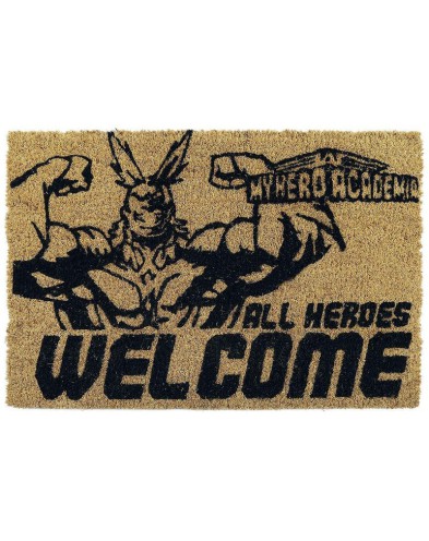 DOORMAT ALL HEROES WELCOME MY HERO ACADEMY