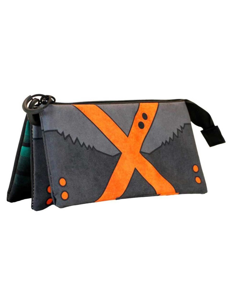 MY HERO ACADEMIA GRIS ESTUCHE PORTATODO TRIPLE FAN MY HERO ACADEMIA X - 23cm x 1 MY HERO ACADEMIA GRIS ESTUCHE PORTATODO TRIPLE FAN MY HERO ACADEMIA X - 23cm x 1