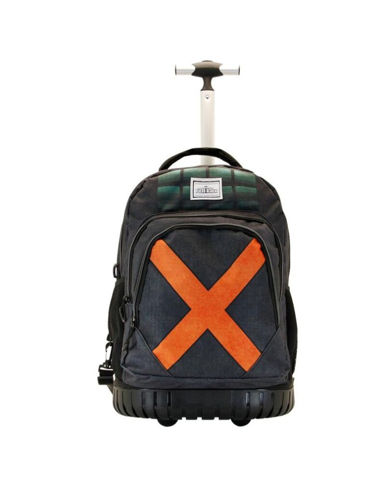 MY HERO ACADEMIA GREY FAN GTS TROLLEY BACKPACK MY HERO ACADEMIA X - 32cm x 47cm 