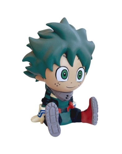 IZUKU MIDORIYA HUCHA 18CM MY HERO ACADEMY TIRELIRE PLASTOY Vista 2