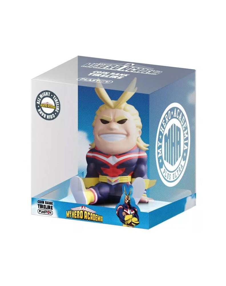 ALL MIGHT HUCHA 18CM MY HERO ACADEMY TIRELIRE PLASTOY Vista 2