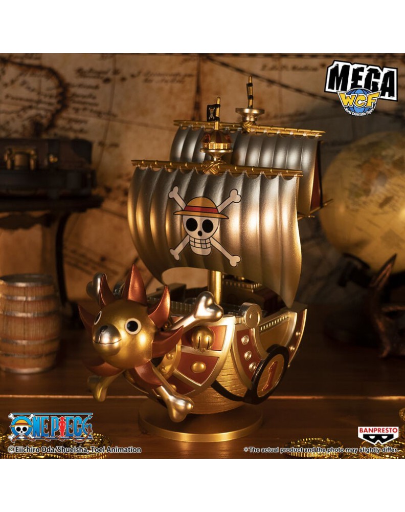 BANPRESTO FIGURE ONE PIECE MEGA WORLD COLLECTABLE FIGURE SPECIAL COLOR DORADO View 4