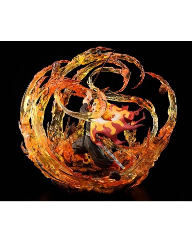 KYOJURO RENGOKU DX SEE FIGURE 35 CM KIMETSU NO YAIBA 1/8 SCALE RE O ... Vista 2