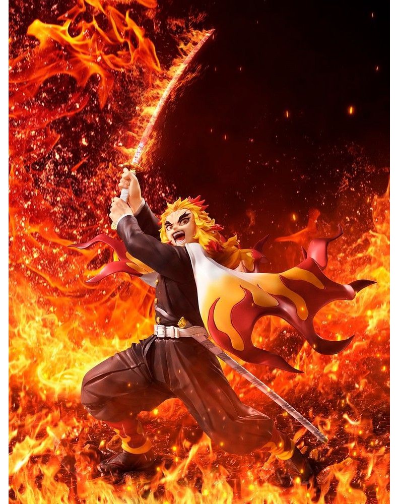 KYOJURO RENGOKU DX VER FIGURA 35 CM KIMETSU NO YAIBA 1/8 SCALE RE O ... Vista 4