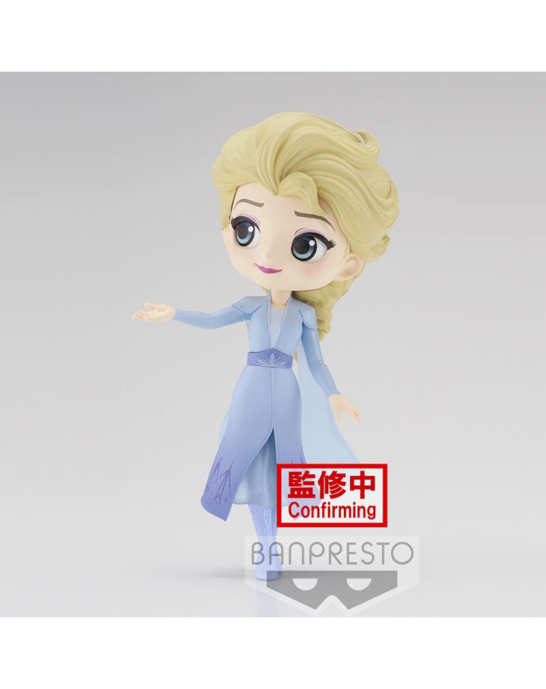 FIGURA BANPRESTO ELSA VER A. FROSEN 2 DISNEY Q POSKET 14CM