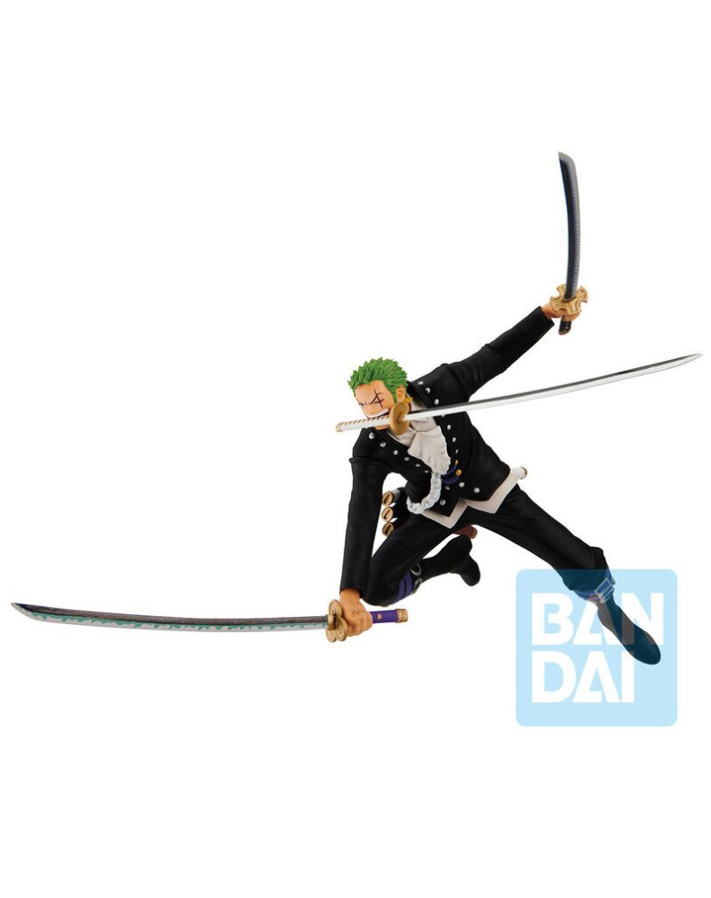 ICHIBANSHO ONE PIECE FIGURE RORONOA ZORO FILM RED MORE BEAT