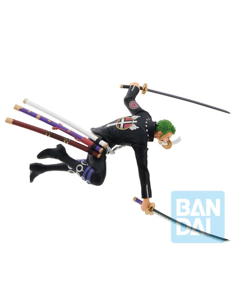 ICHIBANSHO ONE PIECE FIGURE RORONOA ZORO FILM RED MORE BEAT Vista 2